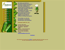 Tablet Screenshot of koelemanindia.com